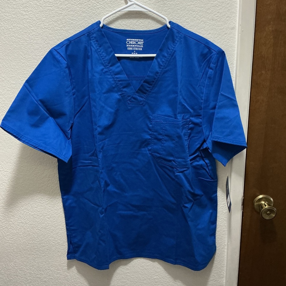 Cherokee Men's Royal Blue V-Neck Shirt 0033